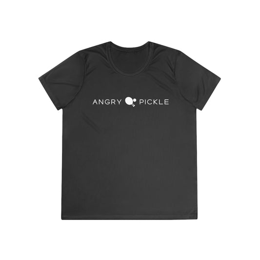 Angry Pickle Womans Competitor Tee (Black)
